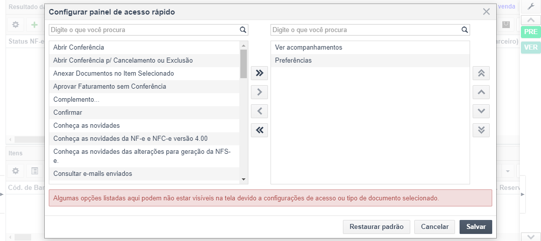 Configuração