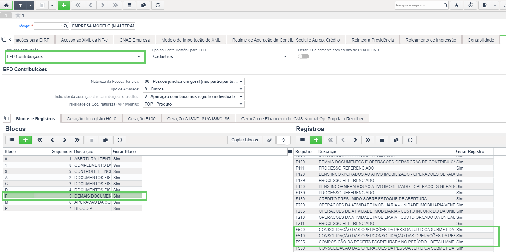 Configurações para a geração dos Registros F500 e F525 no arquivo EFD 1.png