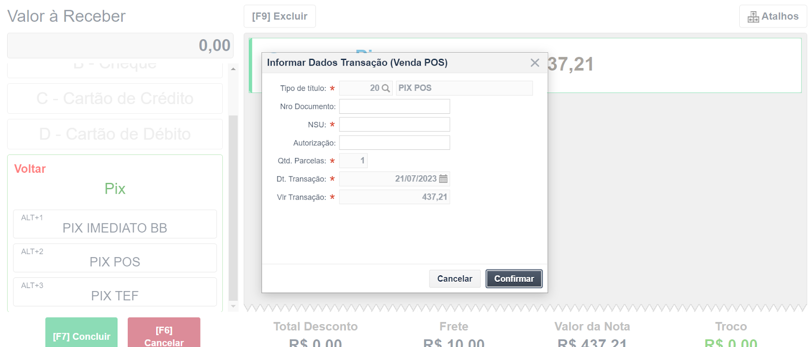 Pop-up Informar Dados Transações- Venda POS.png