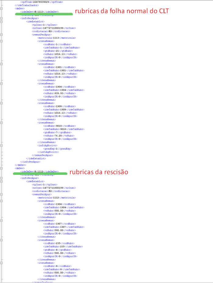 eSocial - S-1200  S-1210  S-2399 Rescisão  Desligamento 5.png