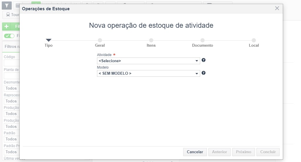 popup Nova operação de estoque de atividade.jpg