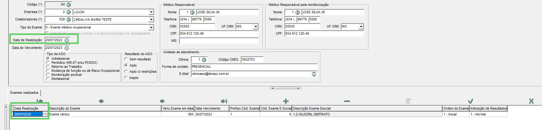 A data deverá ser menor ou igual à data do Atestado de Saúde 1.png