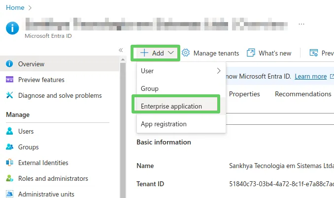opção Enterprise application.png