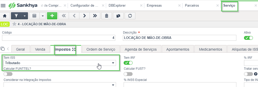 Caso de Uso - Nota de Serviço, com tributação de ISS onCaso de Uso 2.png