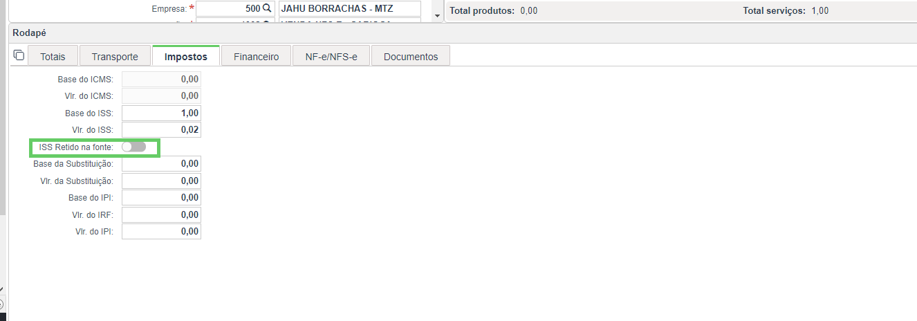 Para este tomador só é permitido a emissão de notas fiscais com a situação.png