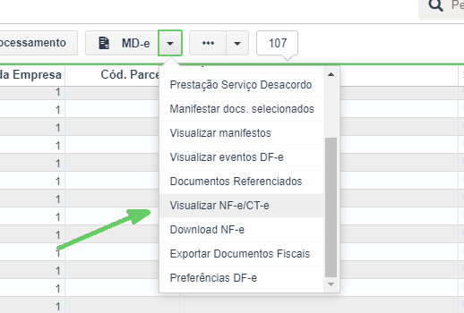 Ao clicar em Visualizar NF-eCT-e aparece o aviso sem mensagem de erro 1.png