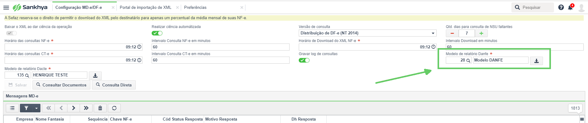 Ao clicar em Visualizar NF-eCT-e aparece o aviso sem mensagem de erro 3.png
