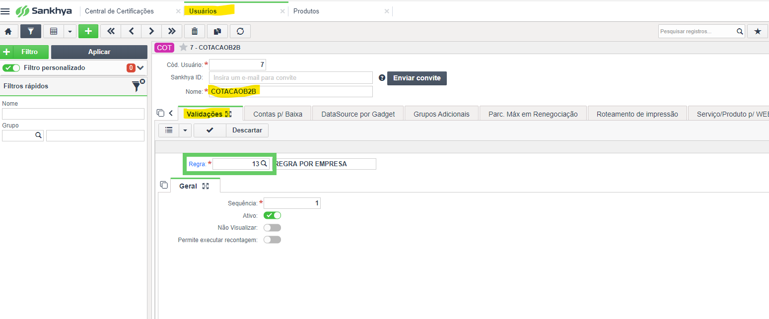 Como restringir visualização e lançamento de informações 1.png