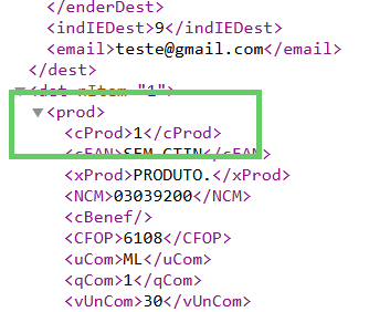 Sistema não está respeitando a marcação Cód. Produto p NF-eNFC-eCF-e 1.png