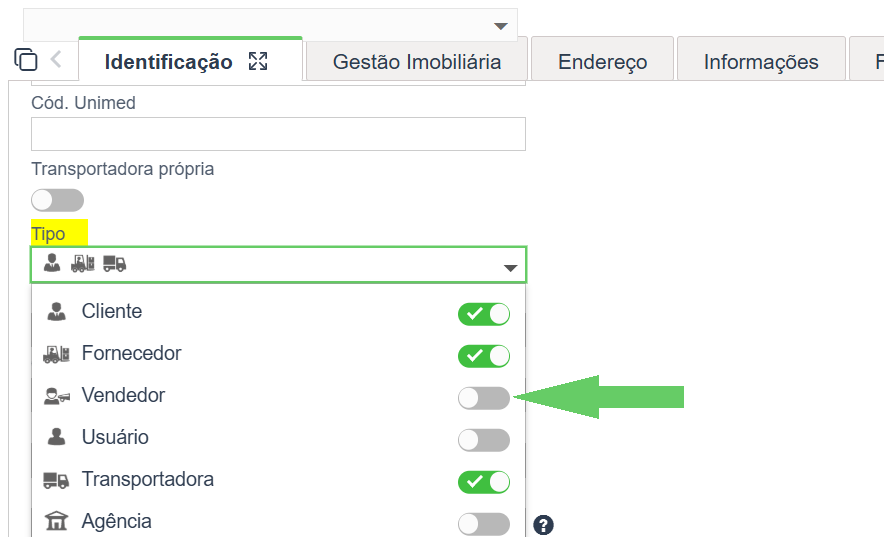 Como retirar trocar  o vínculo de um parceiro no cadastro de vendedor.png