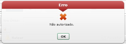 Erro de sessão