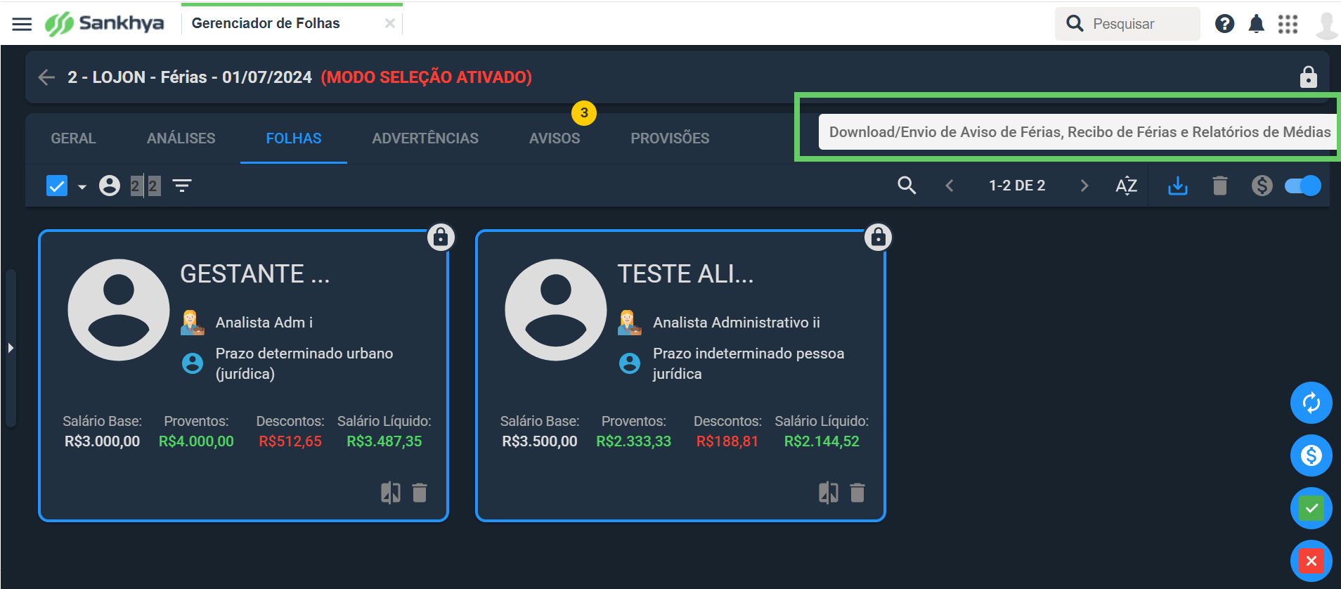 Emissão de avisorecibo de férias em lote 3.png