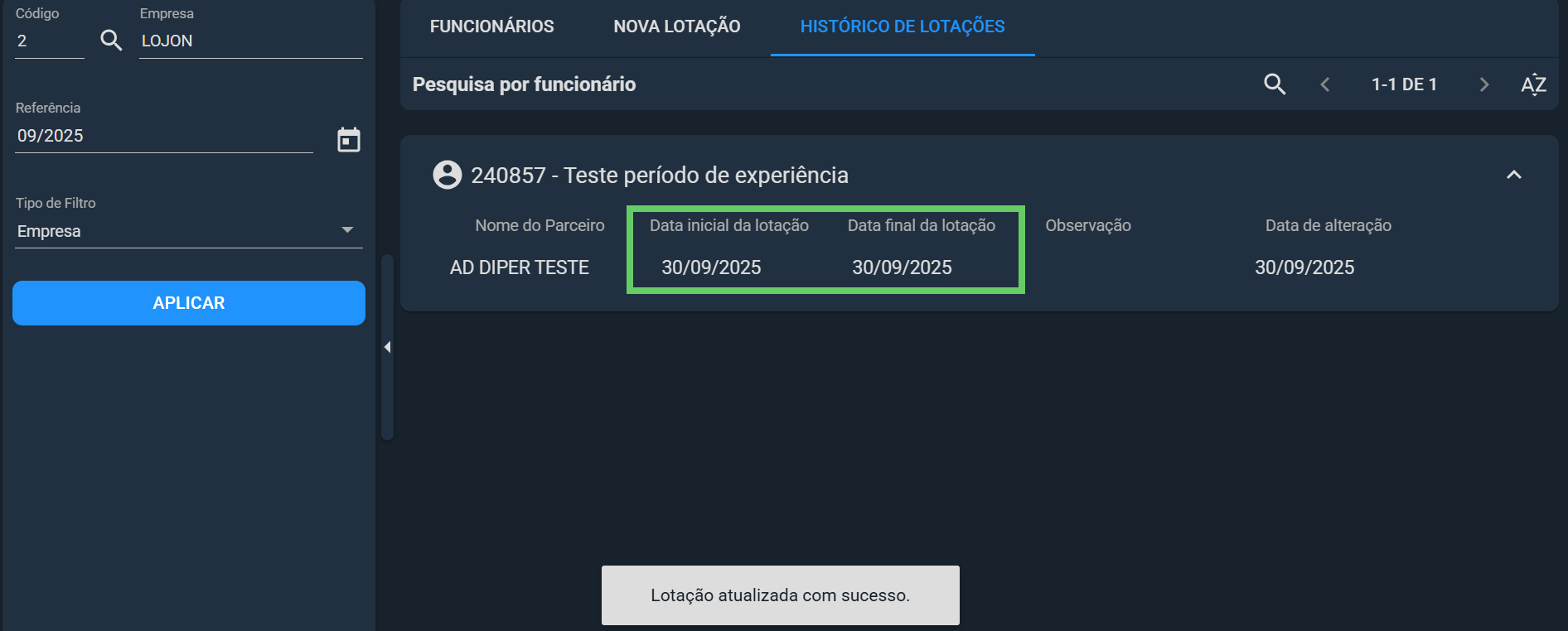 Erro A quantidade de dias apontadas como lotação do funcionário código 3.png