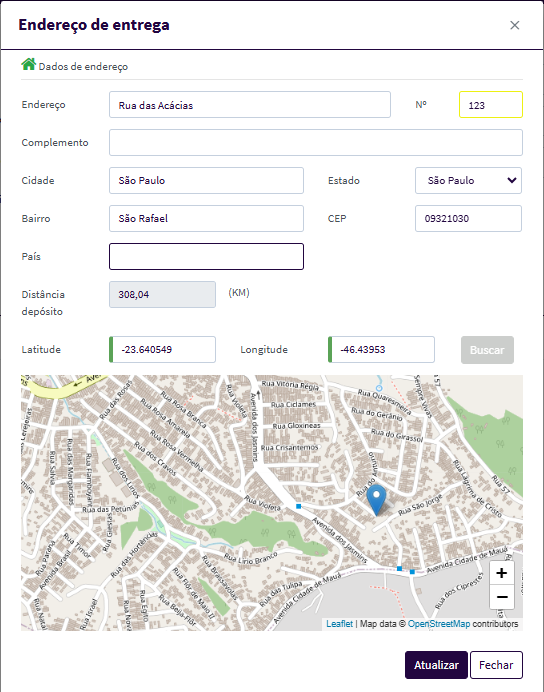 Interface gráfica do usuário, Aplicativo, MapaDescrição gerada automaticamente