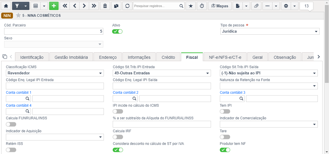 Configurações gerais para NFS-e – Sankhya Gestão de Negócios