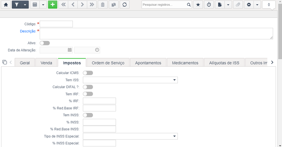 Configurações gerais para NFS-e – Sankhya Gestão de Negócios