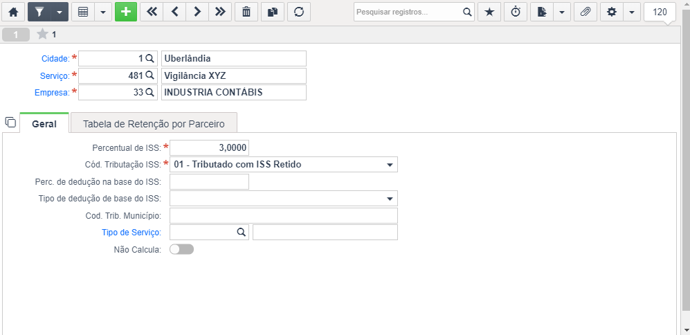 Configurações gerais para NFS-e – Sankhya Gestão de Negócios