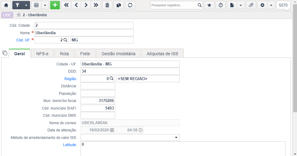 Configurações gerais para NFS-e – Sankhya Gestão de Negócios